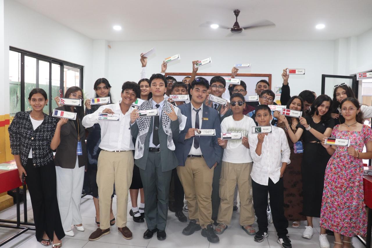 Sajha MUN Delegates in Session